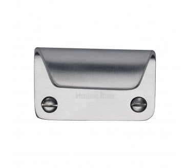 Heritage Brass V7116 Curved Sash Lift - Satin Chrome