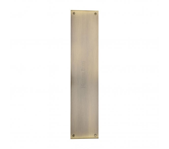 Heritage Brass V740 Flat Fingerplates - Antique Brass