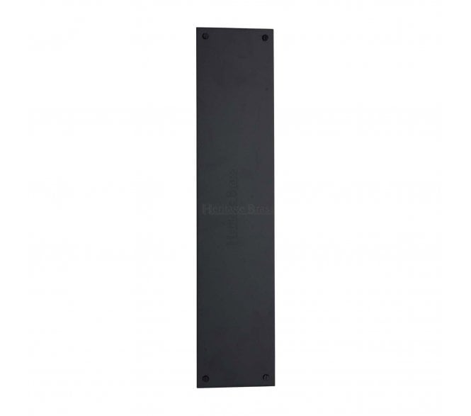 Heritage Brass V740 Flat Fingerplates - Matt Black