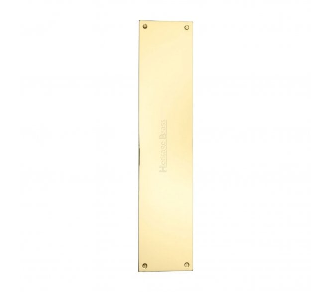 Heritage Brass V740 Flat Fingerplates - Polished Brass
