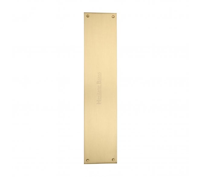Heritage Brass V740 Flat Fingerplates - Satin Brass