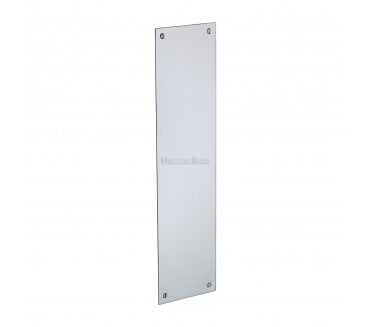 Heritage Brass V740 Plain Finger Plate 305x77mm - Polished Chrome