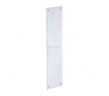 Heritage Brass V740 Plain Finger Plate 305x77mm - Satin Chrome