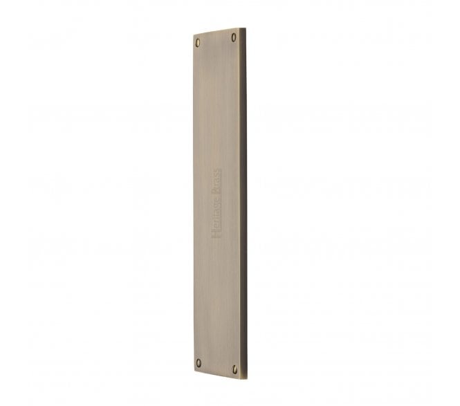 Heritage Brass V741 Raised Fingerplates - Antique Brass