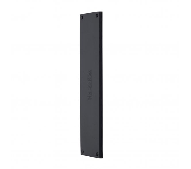 Heritage Brass V741 Raised Fingerplates - Matt Black