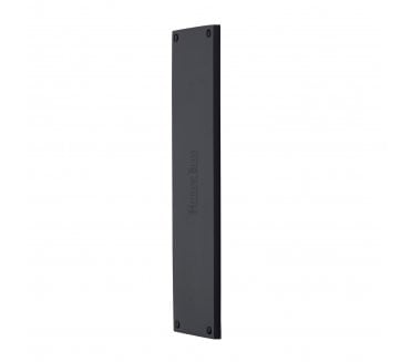 Heritage Brass V741 Raised Fingerplates - Matt Black