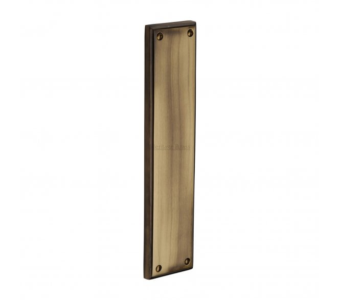 Heritage Brass V743 Raised Finger Plate 282x63mm - Antique Brass