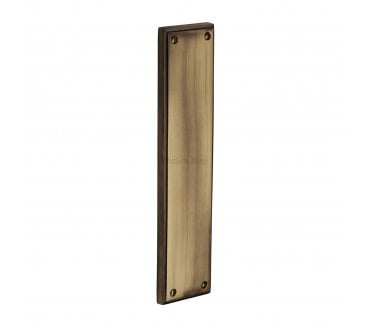 Heritage Brass V743 Raised Finger Plate 282x63mm - Antique Brass