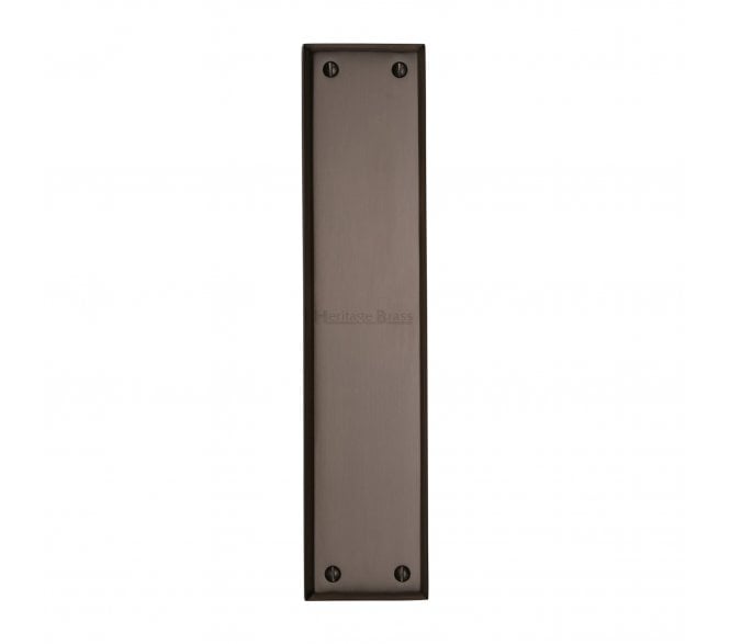 Heritage Brass V743 Raised Finger Plate 282x63mm - Matt Bronze