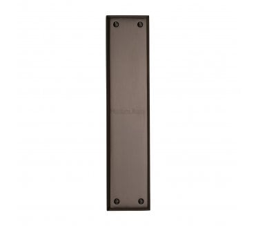 Heritage Brass V743 Raised Finger Plate 282x63mm - Matt Bronze