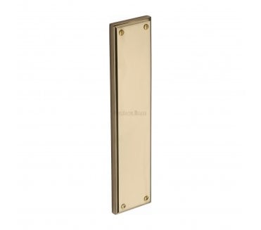 Heritage Brass V743 Raised Finger Plate 282x63mm - Polished Brass