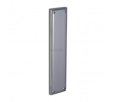 Heritage Brass V743 Raised Finger Plate 282x63mm - Polished Chrome
