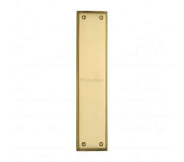 Heritage Brass V743 Raised Finger Plate 282x63mm - Satin Brass