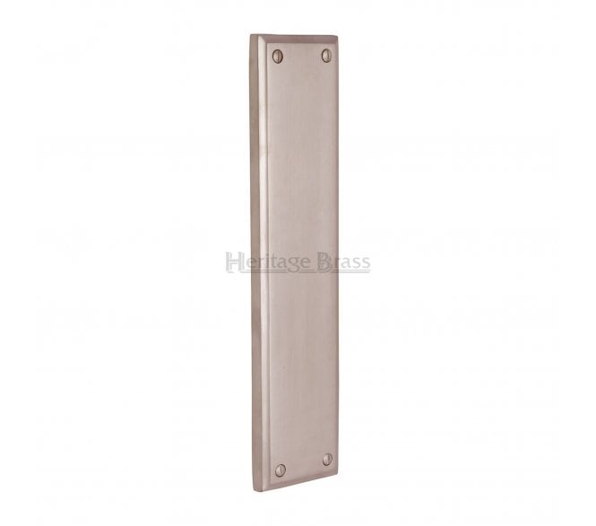Heritage Brass V743 Raised Finger Plate 282x63mm - Satin Nickel