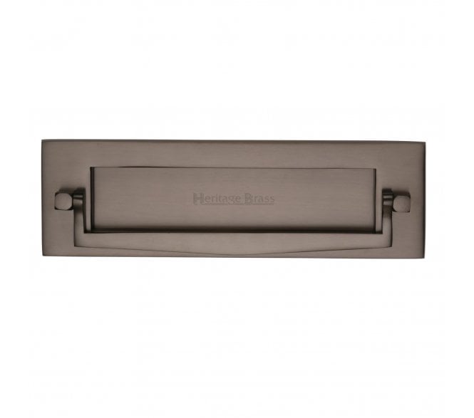 Heritage Brass V830 Letter Plate & Knocker - Matt Bronze