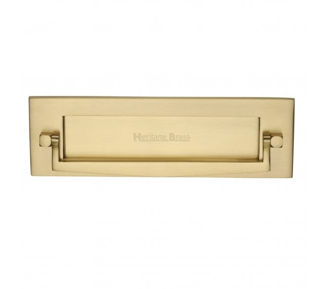 Heritage Brass V830 Letter Plate & Knocker - Satin Brass