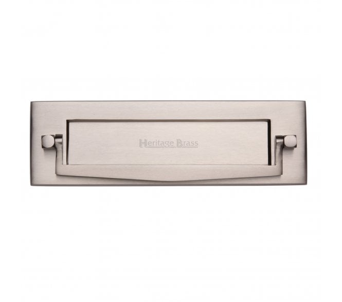 Heritage Brass V830 Letter Plate & Knocker - Satin Nickel