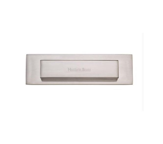 Heritage Brass V842 Gravity Letter Plate - Satin Nickel