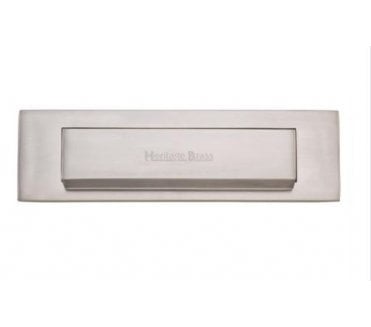 Heritage Brass V842 Gravity Letter Plate - Satin Nickel