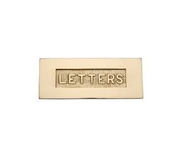 Heritage Brass V845 Embossed Letter Plate - Satin Brass