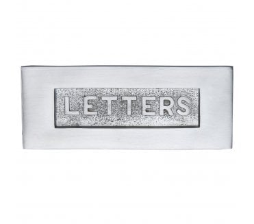 Heritage Brass V845 Embossed Letter Plate - Satin Chrome