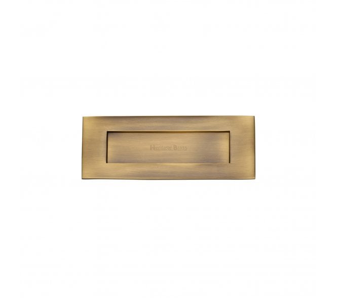 Heritage Brass V850 Victorian Letter Plates - Antique Brass