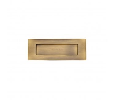 Heritage Brass V850 Victorian Letter Plates - Antique Brass
