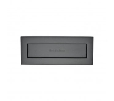Heritage Brass V850 Victorian Letter Plates - Matt Black