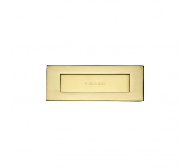 Heritage Brass V850 Victorian Letter Plates - Polished Brass