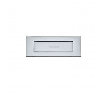 Heritage Brass V850 Victorian Letter Plates - Polished Chrome