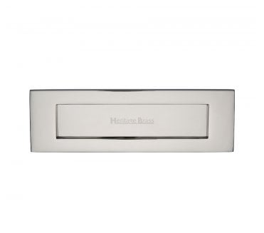 Heritage Brass V850 Victorian Letter Plates - Polished Nickel