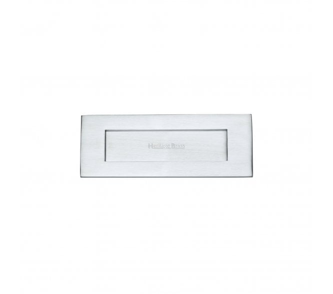 Heritage Brass V850 Victorian Letter Plates - Satin Chrome