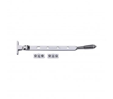 Heritage Brass V892 Reeded-End Casement Stay - Polished Chrome