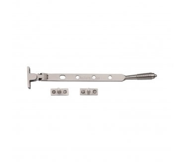 Heritage Brass V892 Reeded-End Casement Stay - Satin Nickel