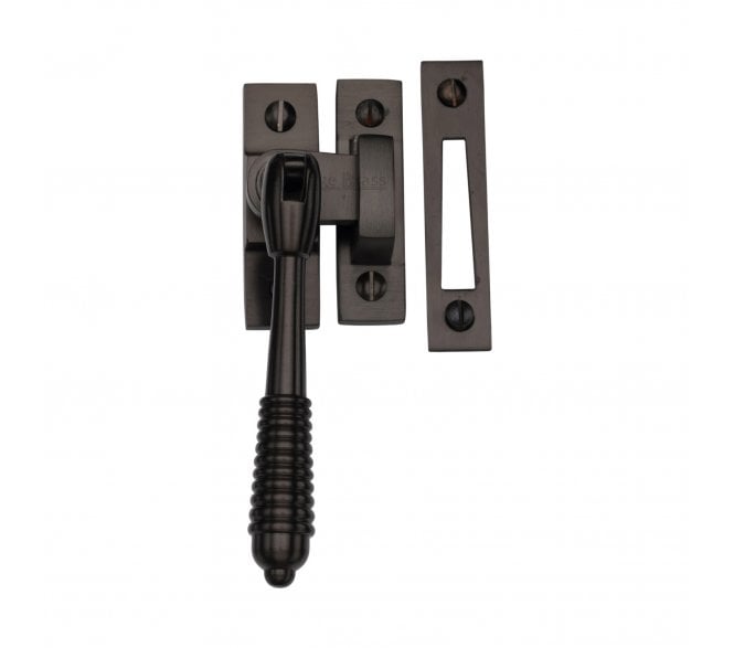 Heritage Brass V894 Reeded-End Casement Fastener - Matt Bronze