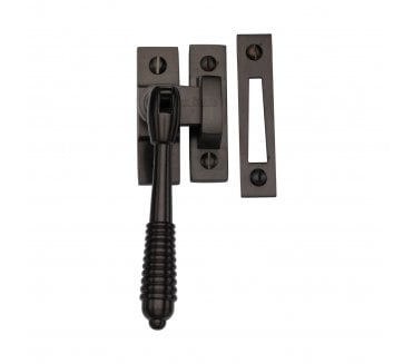 Heritage Brass V894 Reeded-End Casement Fastener - Matt Bronze