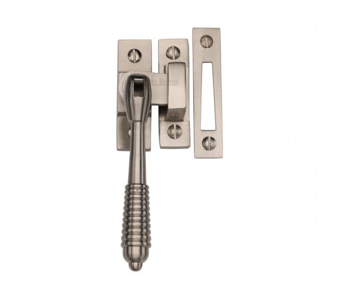 Heritage Brass V894 Reeded-End Casement Fastener - Satin Nickel