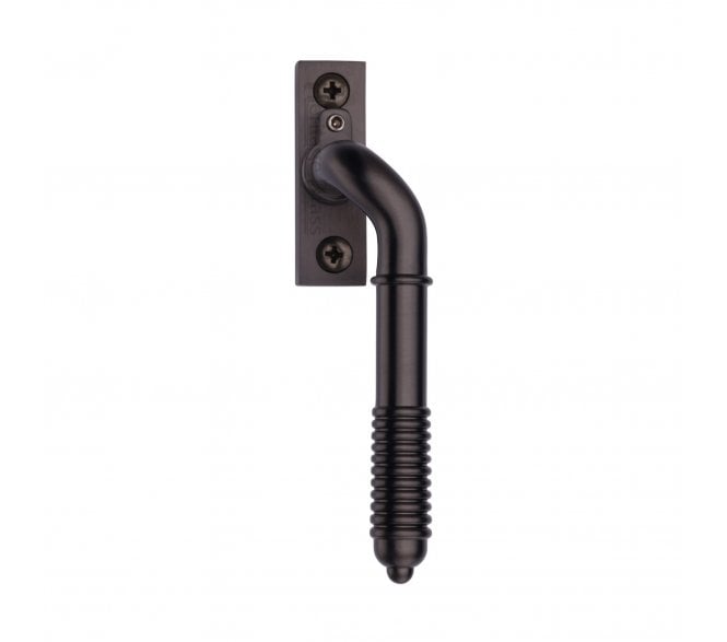Heritage Brass V895L Reeded End Espag. Fastener (Lockable) - Matt Bronze