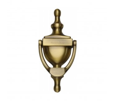 Heritage Brass V910 Victorian Urn Door Knocker 152mm - Antique Brass