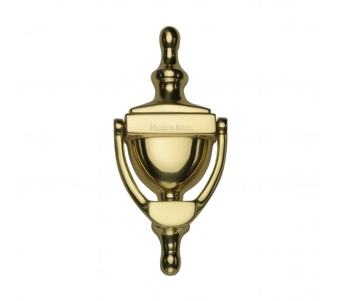 Heritage Brass V910 Victorian Urn Door Knocker 152mm - Polished Brass