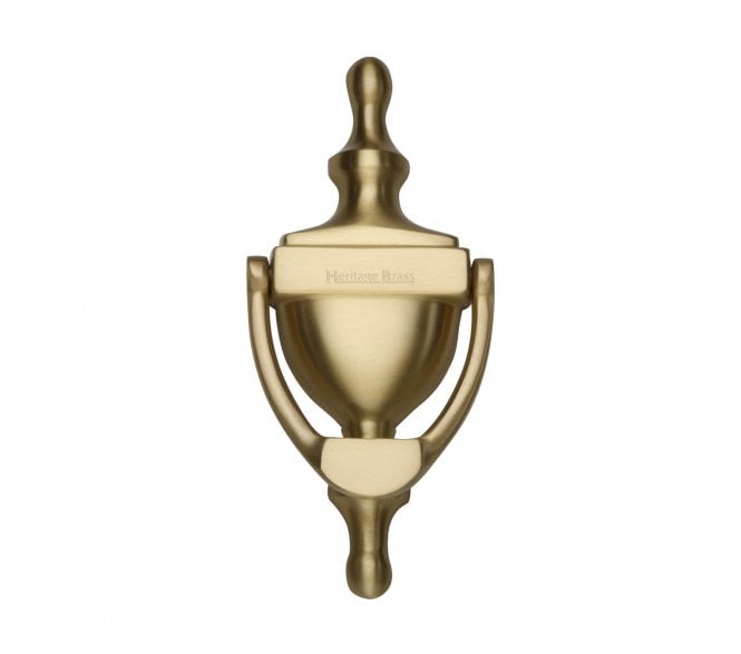 Heritage Brass V910 Victorian Urn Door Knocker 152mm - Satin Brass
