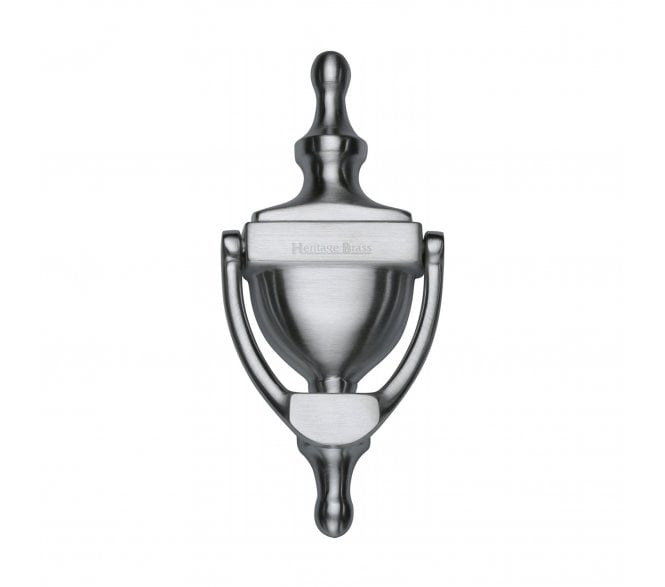 Heritage Brass V910 Victorian Urn Door Knocker 152mm - Satin Chrome