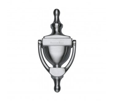 Heritage Brass V910 Victorian Urn Door Knocker 152mm - Satin Chrome