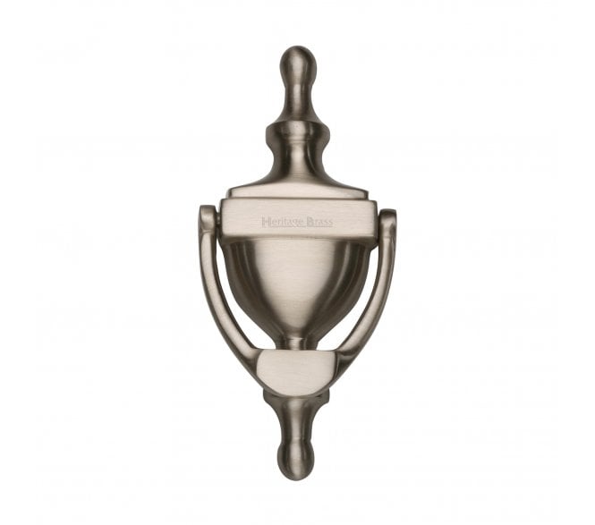 Heritage Brass V910 Victorian Urn Door Knocker 152mm - Satin Nickel