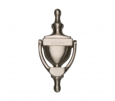Heritage Brass V910 Victorian Urn Door Knocker 152mm - Satin Nickel