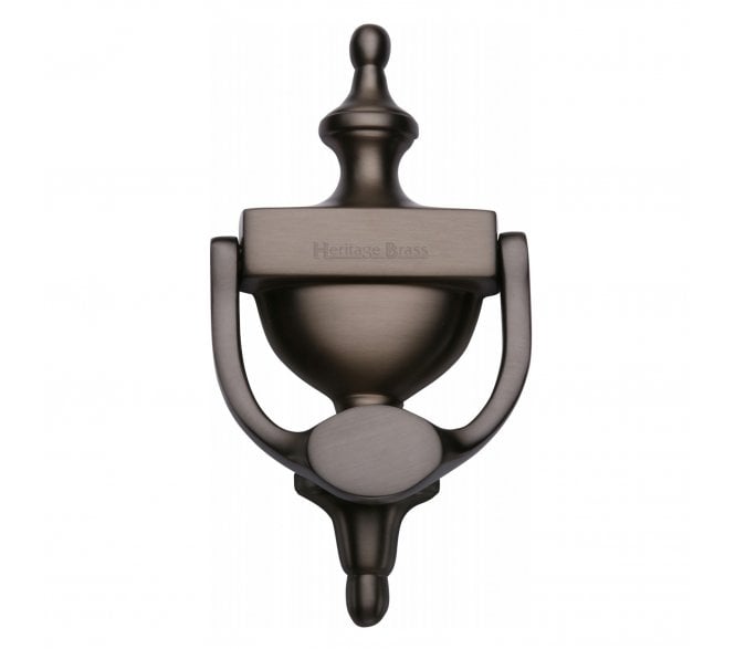 Heritage Brass V910 Victorian Urn Door Knocker 195mm - Matt Bronze