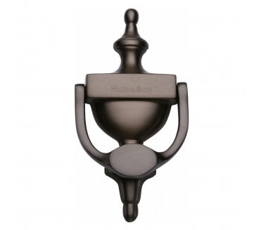 Heritage Brass V910 Victorian Urn Door Knocker 195mm - Matt Bronze