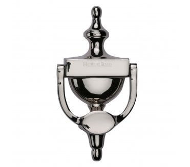 Heritage Brass V910 Victorian Urn Door Knocker 195mm - Polished Nickel