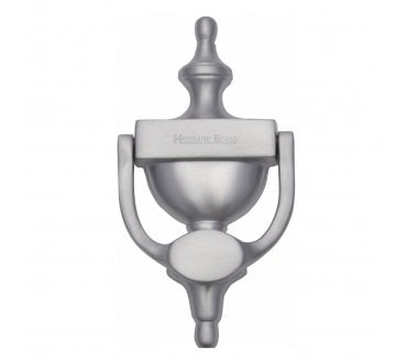 Heritage Brass V910 Victorian Urn Door Knocker 195mm - Satin Chrome