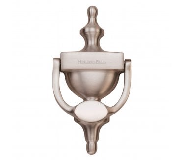 Heritage Brass V910 Victorian Urn Door Knocker 195mm - Satin Nickel